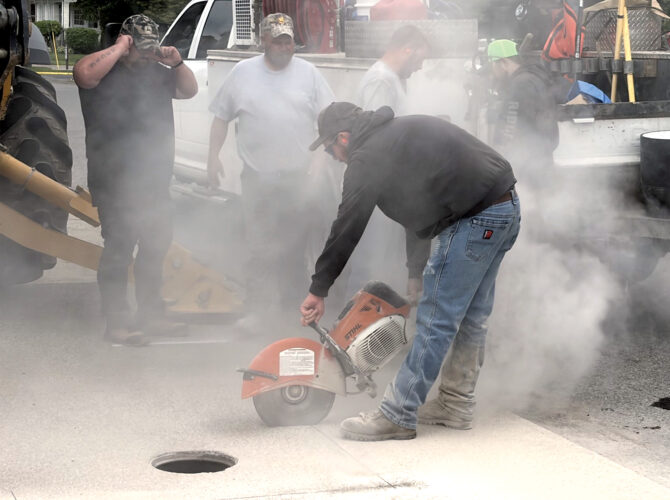 Cutting Through Concrete